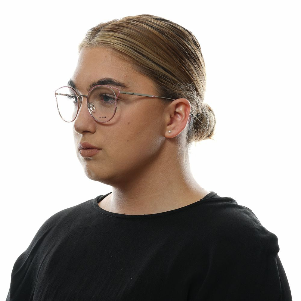 Police Pink Metal & Plastic Glasses (Frames) - ClickThatClicks 