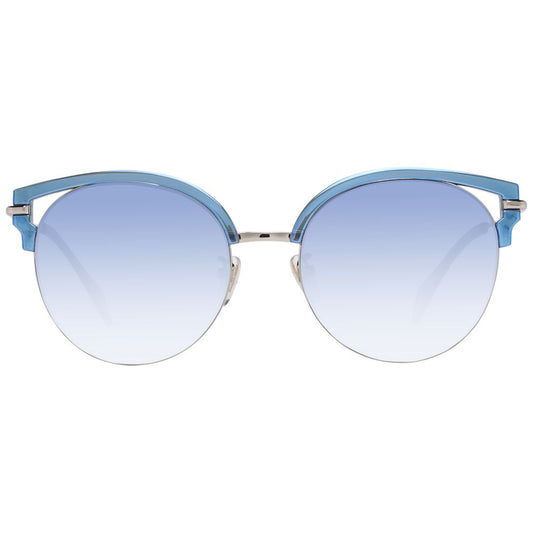 Police Blue Metal & Plastic Sunglasses - ClickThatClicks 