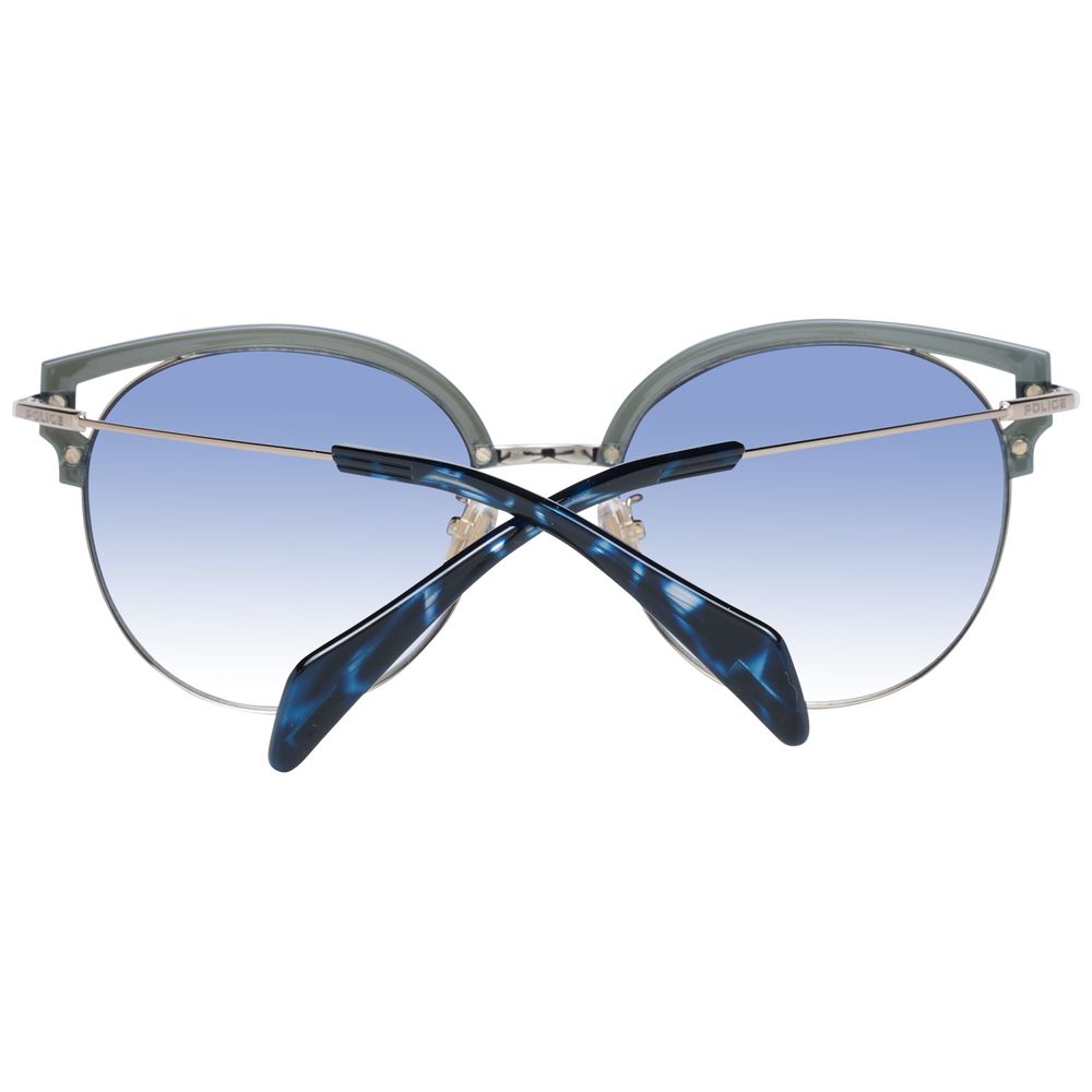 Police Blue Metal & Plastic Sunglasses - ClickThatClicks 