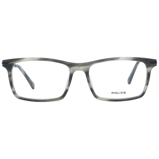 Police Gray Metal & Plastic Glasses (Frames) - ClickThatClicks 