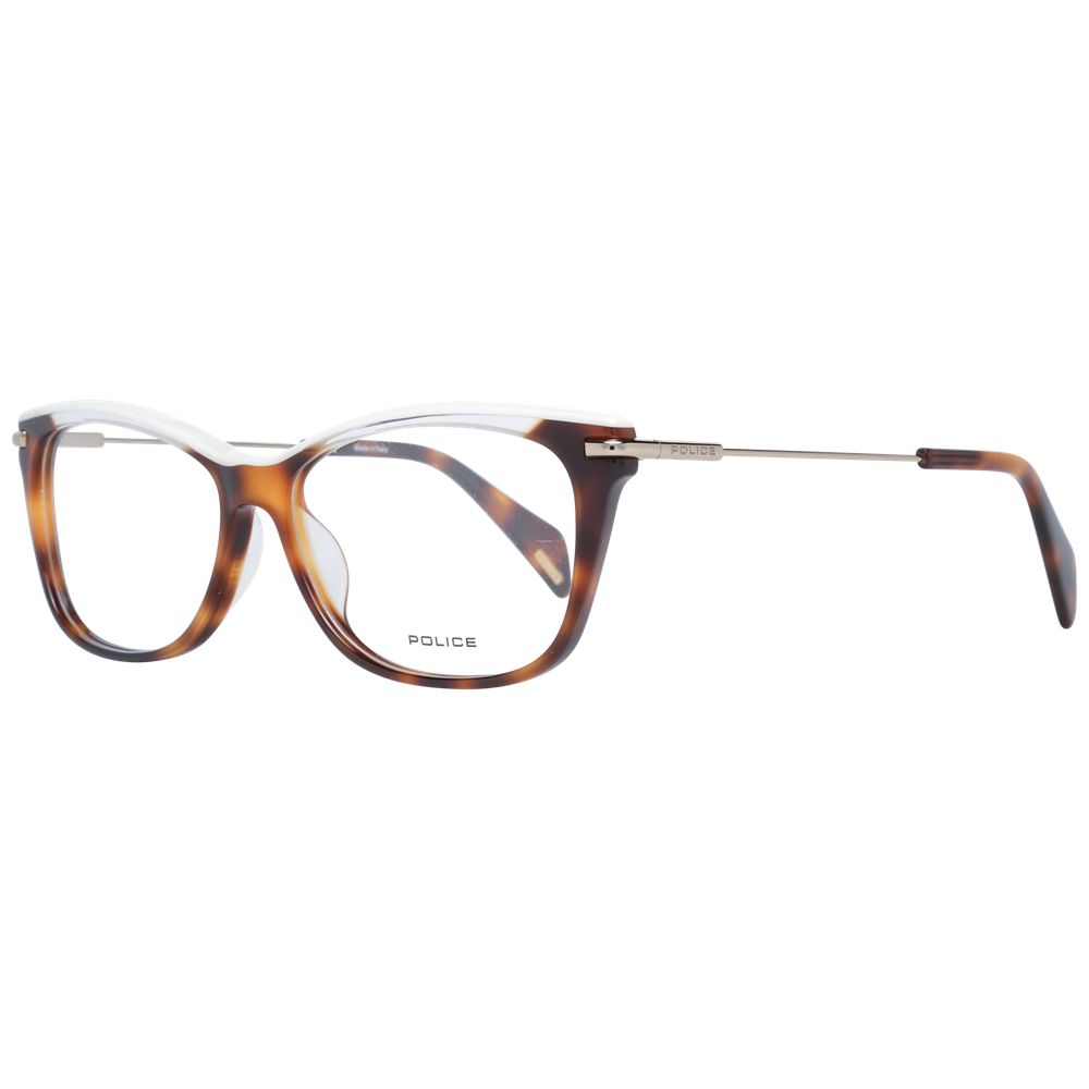Police Brown Metal & Plastic Glasses (Frames) - ClickThatClicks 