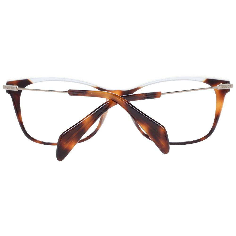 Police Brown Metal & Plastic Glasses (Frames) - ClickThatClicks 