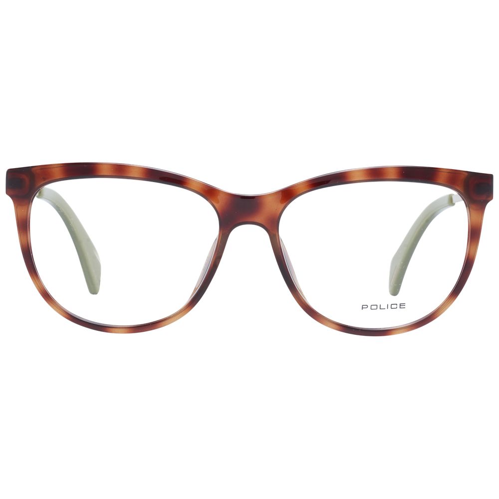 Police Brown Metal & Plastic Glasses (Frames) - ClickThatClicks 