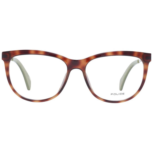 Police Brown Metal & Plastic Glasses (Frames) - ClickThatClicks 