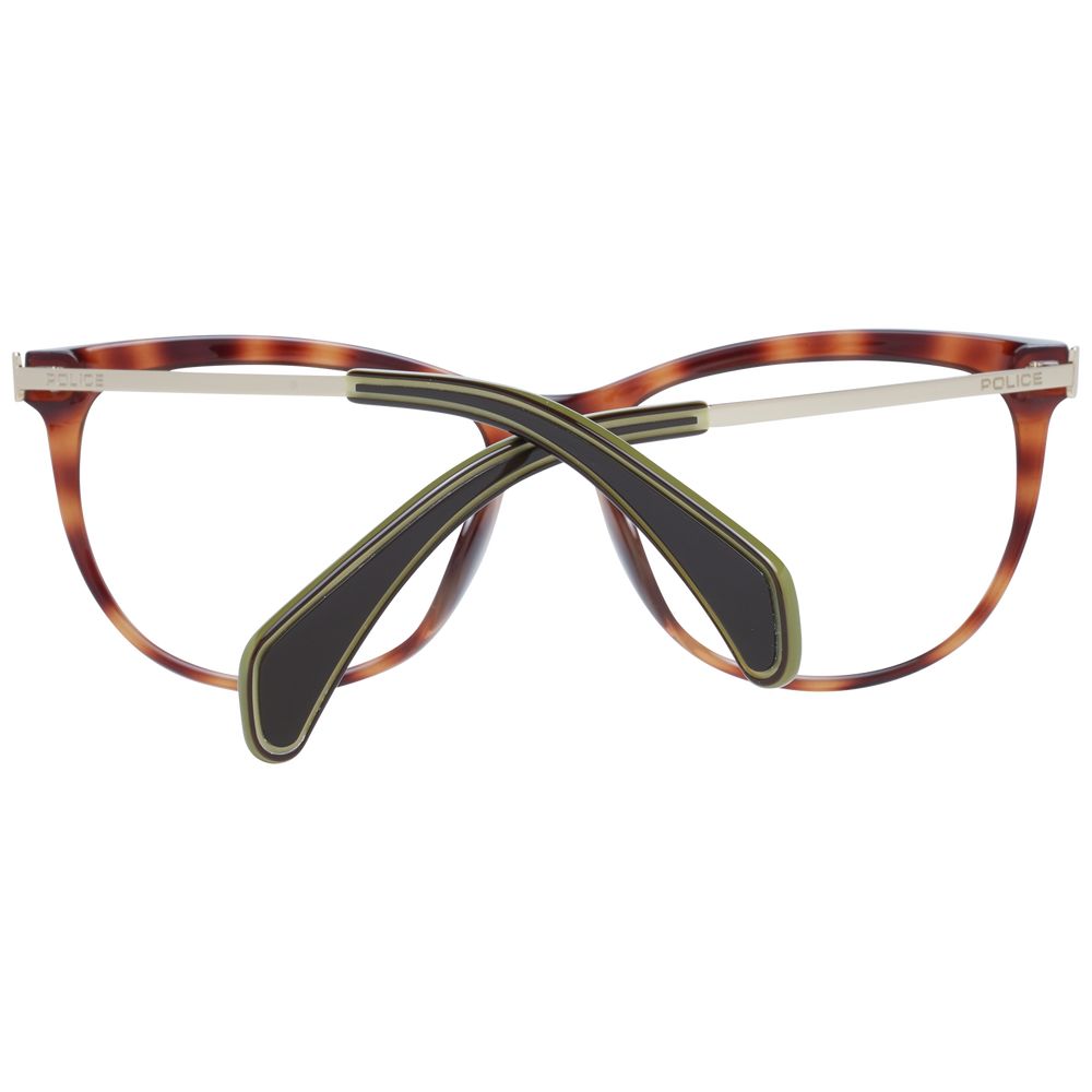 Police Brown Metal & Plastic Glasses (Frames) - ClickThatClicks 
