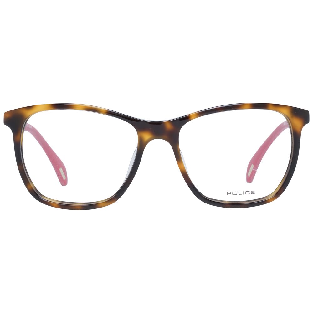 Police Brown Metal & Plastic Glasses (Frames) - ClickThatClicks 