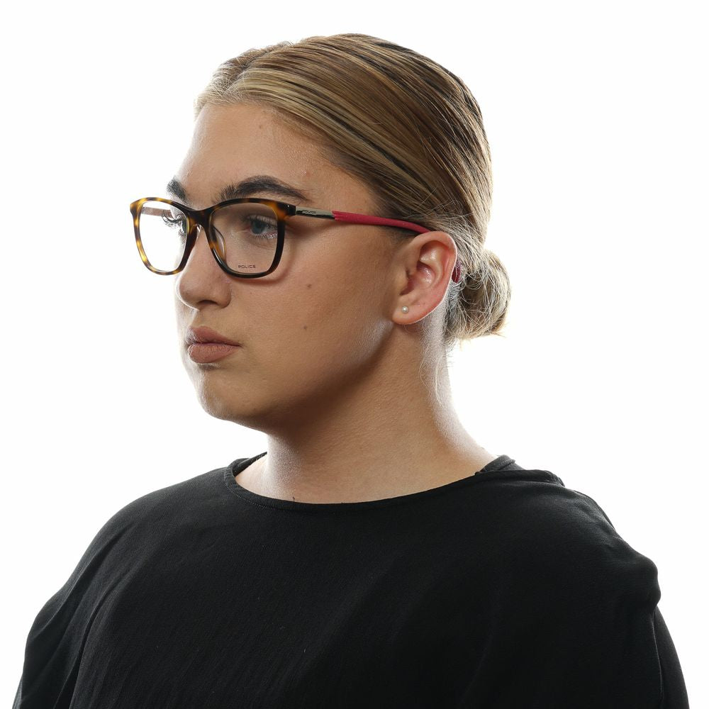 Police Brown Metal & Plastic Glasses (Frames) - ClickThatClicks 
