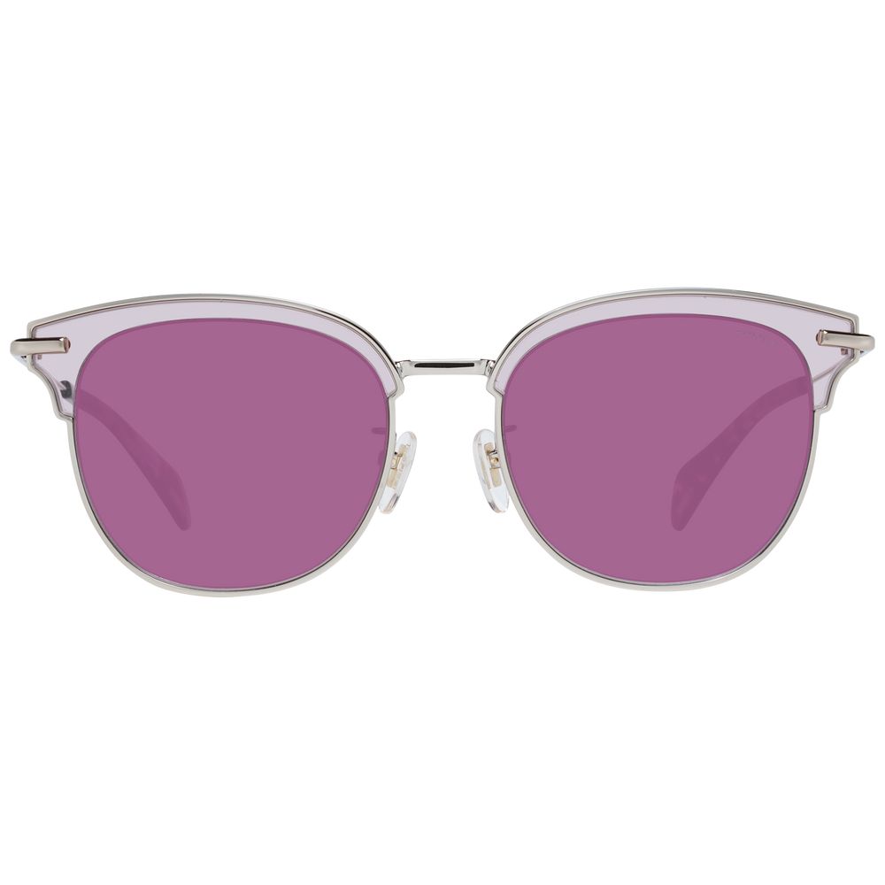 Police Burgundy Metal & Plastic Sunglasses - ClickThatClicks 