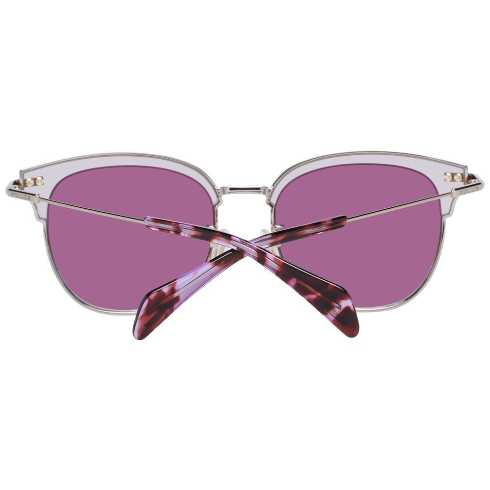 Police Burgundy Metal & Plastic Sunglasses - ClickThatClicks 