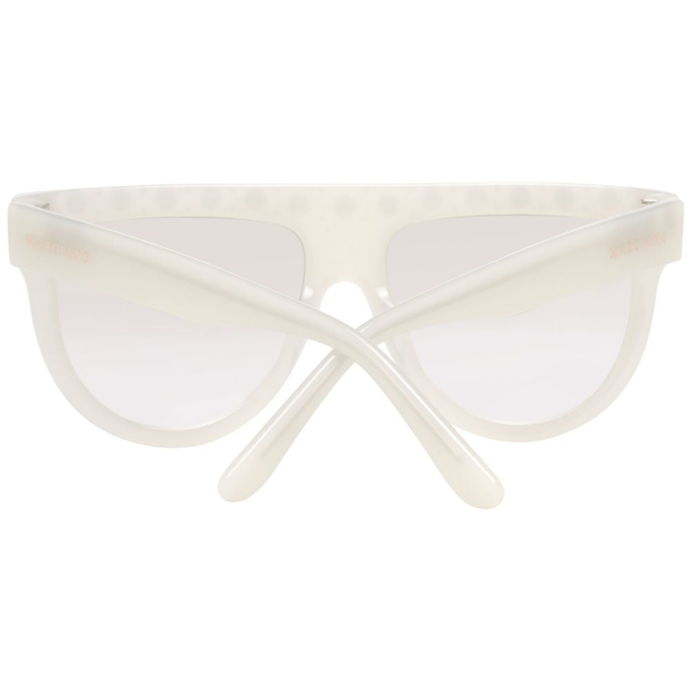 Marciano by Guess White Plastic Sunglasses - ClickThatClicks 