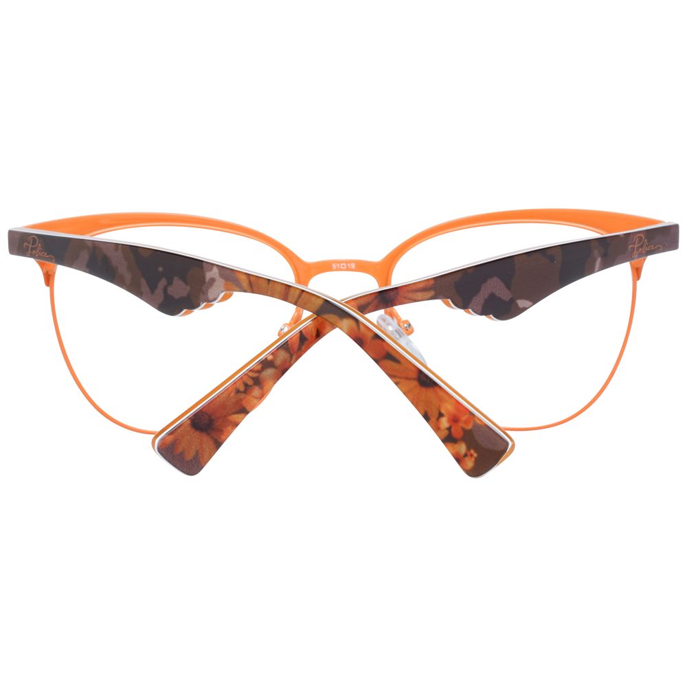 Police Brown Plastic Glasses (Frames) - ClickThatClicks 