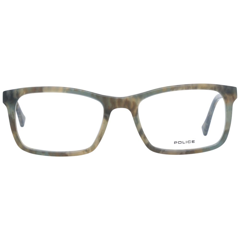 Police Bicolor Plastic Glasses (Frames) - ClickThatClicks 
