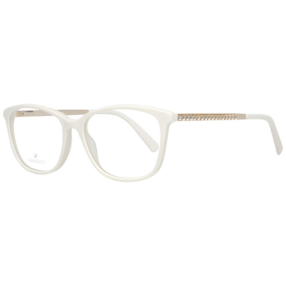 Swarovski White Metal & Plastic Glasses (Frames) - ClickThatClicks 