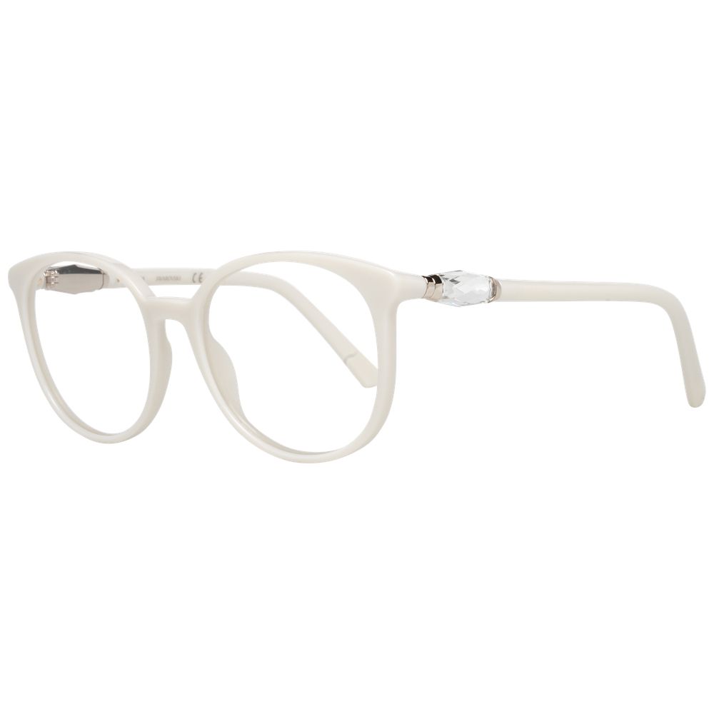 Swarovski White Plastic Glasses (Frames) - ClickThatClicks 