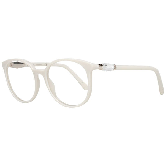 Swarovski White Plastic Glasses (Frames) - ClickThatClicks 