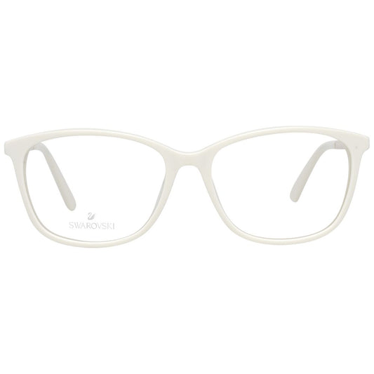 Swarovski White Metal & Plastic Glasses (Frames) - ClickThatClicks 