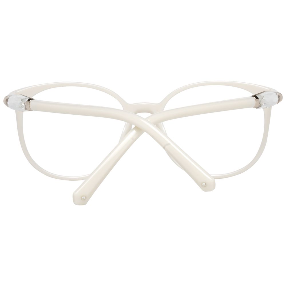 Swarovski White Plastic Glasses (Frames) - ClickThatClicks 