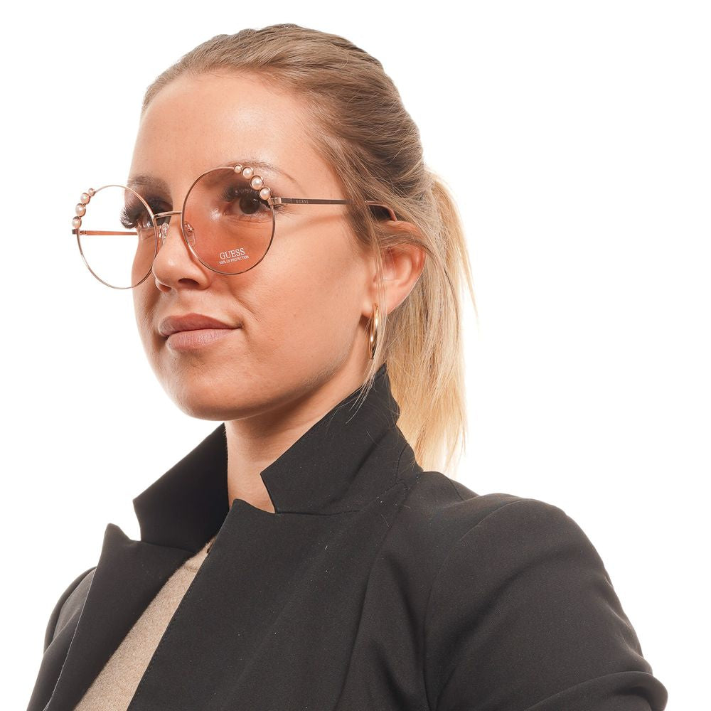 Guess Rose Gold Metal Sunglasses - ClickThatClicks 