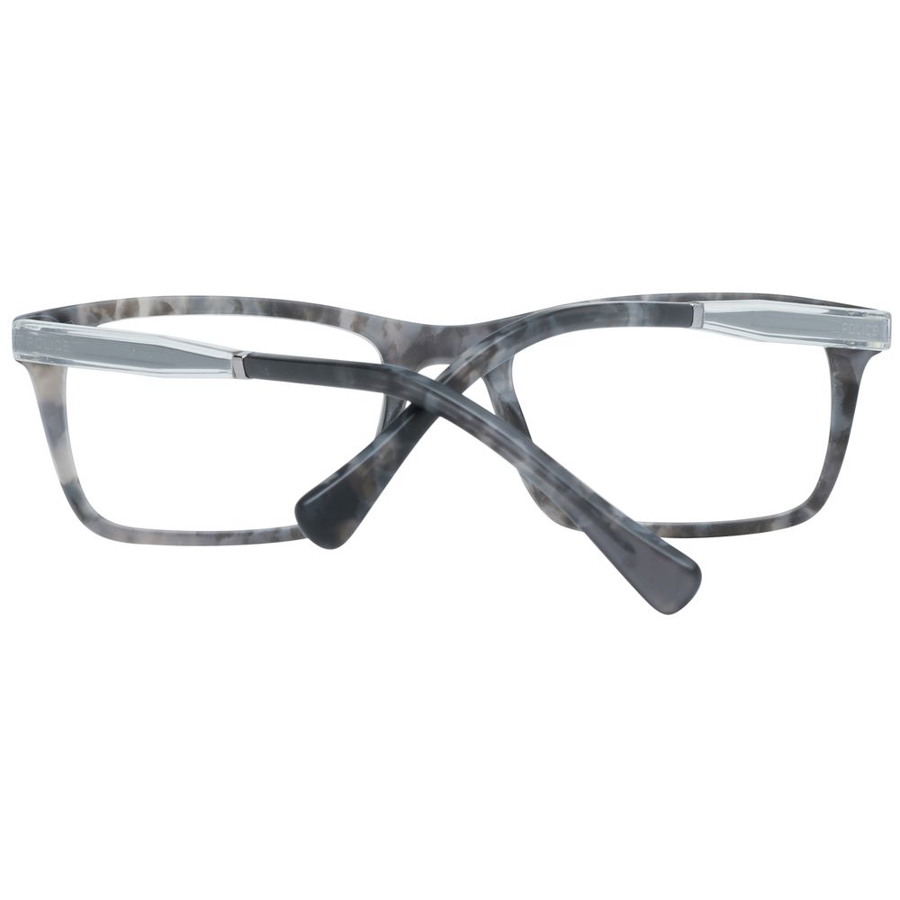 Police Gray Plastic Glasses (Frames) - ClickThatClicks 