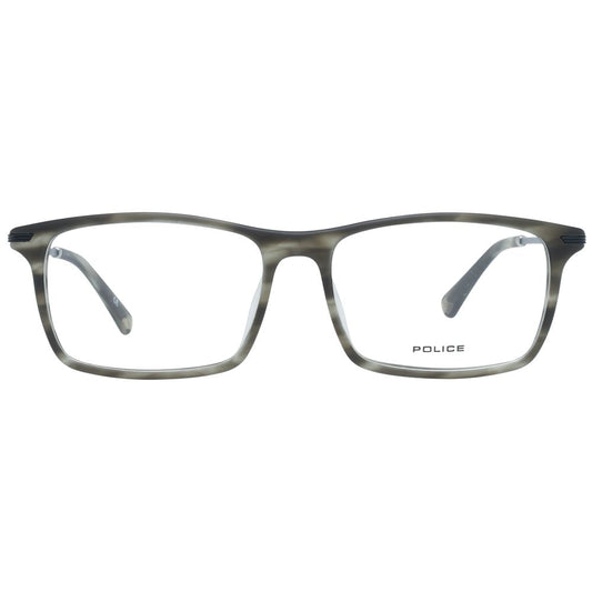 Police Gray Metal & Plastic Glasses (Frames) - ClickThatClicks 