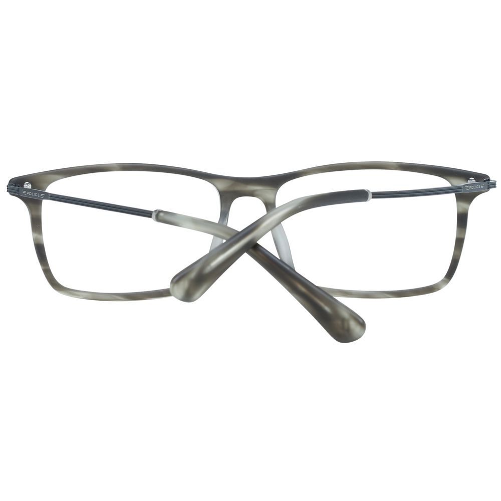 Police Gray Metal & Plastic Glasses (Frames) - ClickThatClicks 