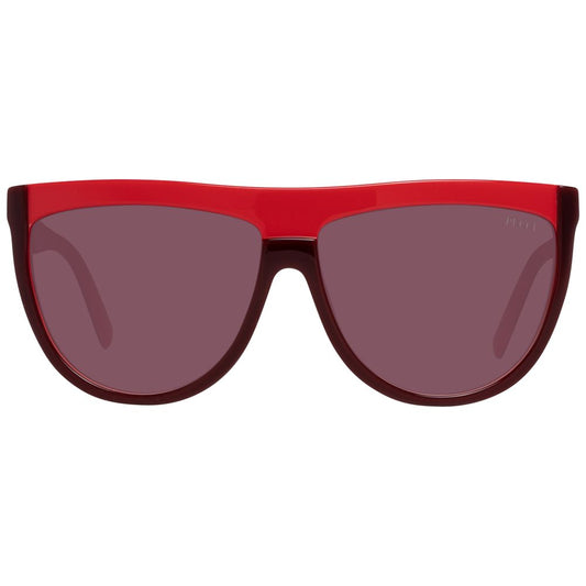 Emilio Pucci Burgundy Plastic Sunglasses - ClickThatClicks 