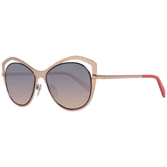 Emilio Pucci Rose Gold Metal Sunglasses - ClickThatClicks 
