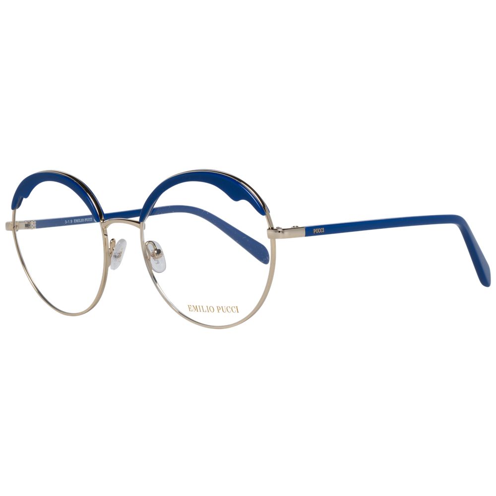 Emilio Pucci Blue Metal & Plastic Glasses (Frames) - ClickThatClicks 
