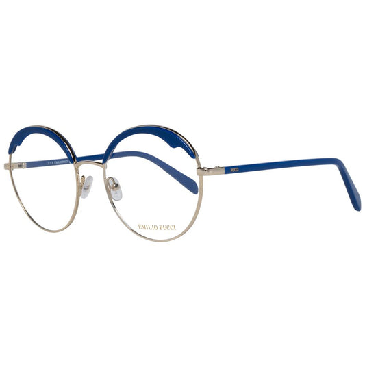 Emilio Pucci Blue Metal & Plastic Glasses (Frames) - ClickThatClicks 