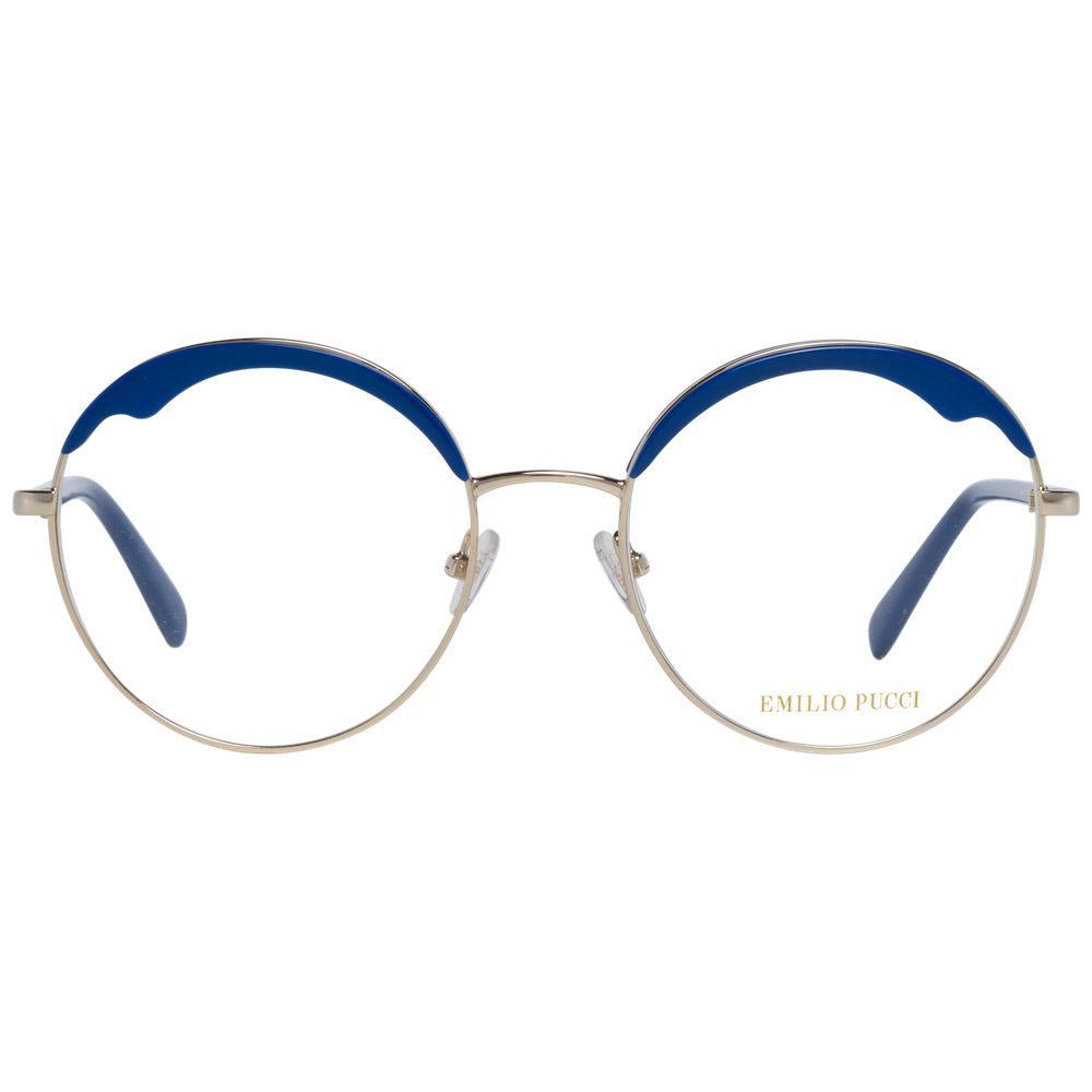Emilio Pucci Blue Metal & Plastic Glasses (Frames) - ClickThatClicks 