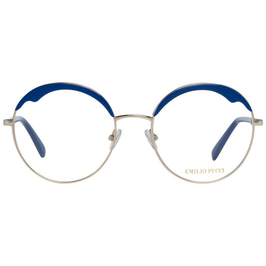 Emilio Pucci Blue Metal & Plastic Glasses (Frames) - ClickThatClicks 