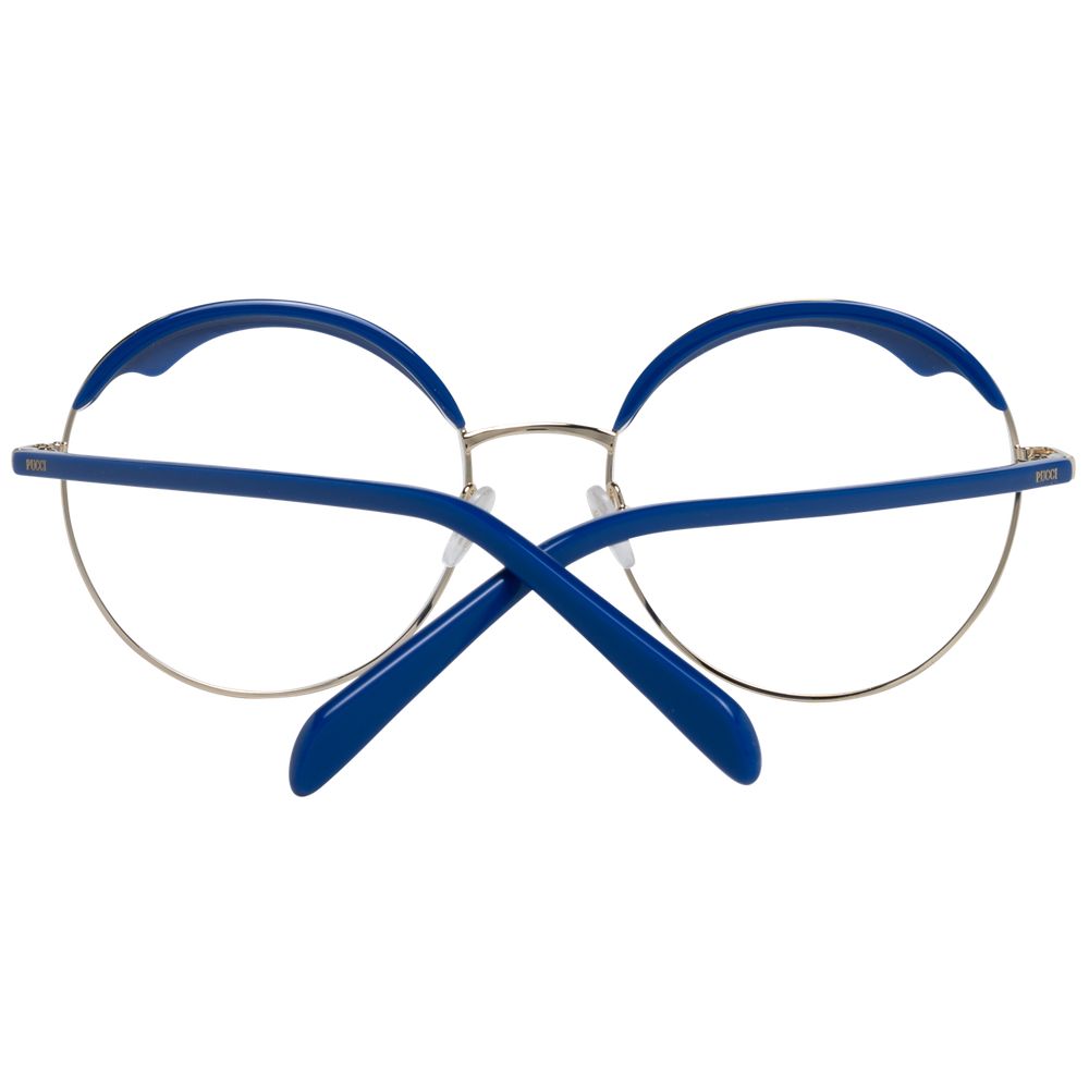 Emilio Pucci Blue Metal & Plastic Glasses (Frames) - ClickThatClicks 