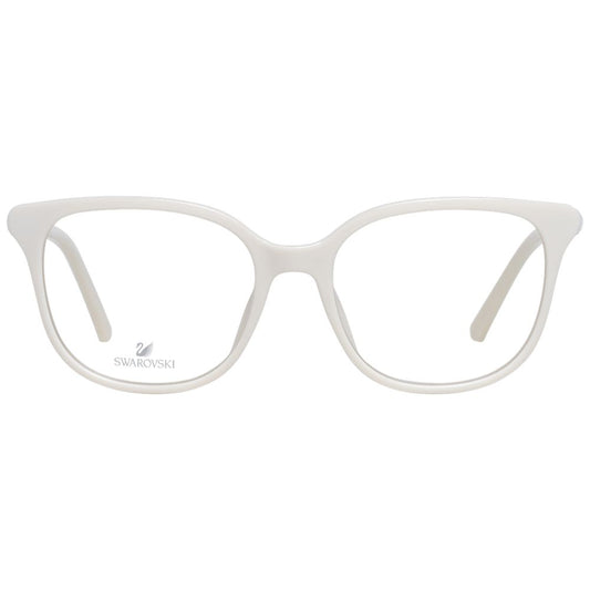 Swarovski White Plastic Glasses (Frames) - ClickThatClicks 