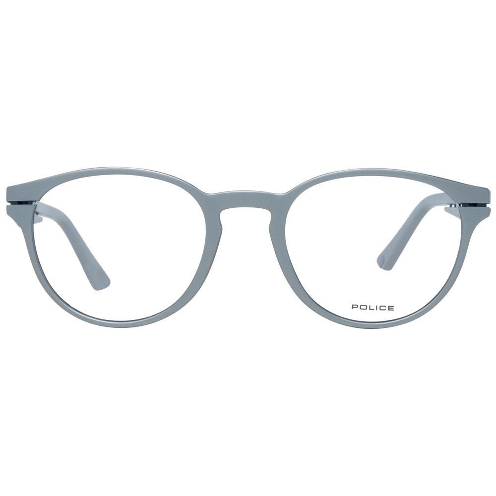 Police Gray Plastic Glasses (Frames) - ClickThatClicks 