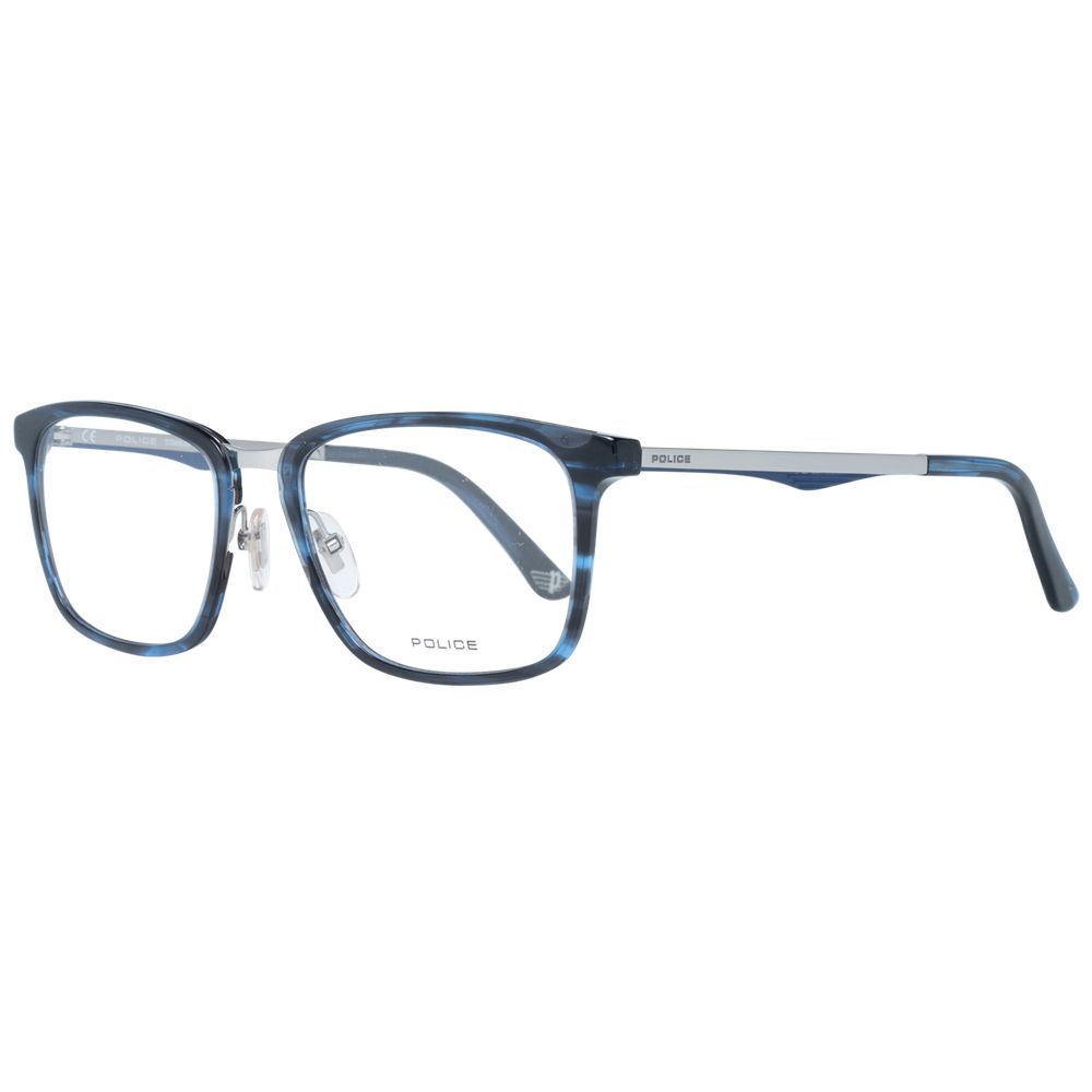 Police Blue Plastic Glasses (Frames) - ClickThatClicks 
