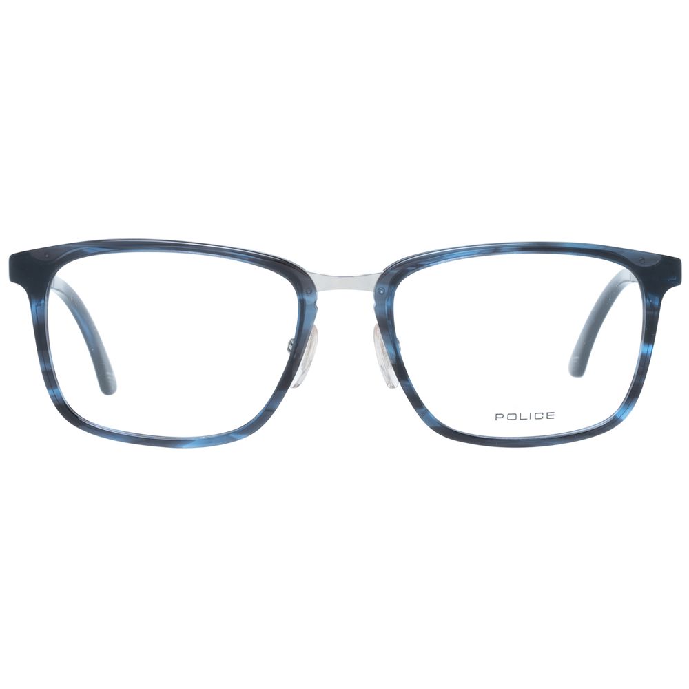 Police Blue Plastic Glasses (Frames) - ClickThatClicks 