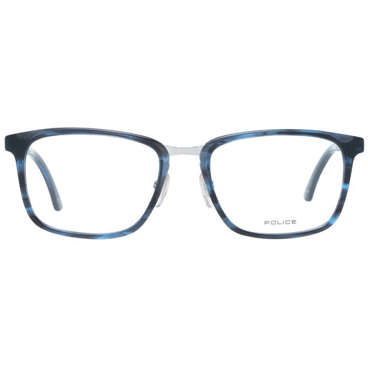 Police Blue Plastic Glasses (Frames) - ClickThatClicks 