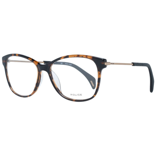Police Brown Plastic Glasses (Frames) - ClickThatClicks 