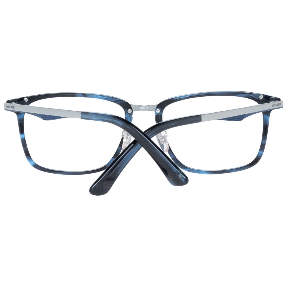 Police Blue Plastic Glasses (Frames) - ClickThatClicks 