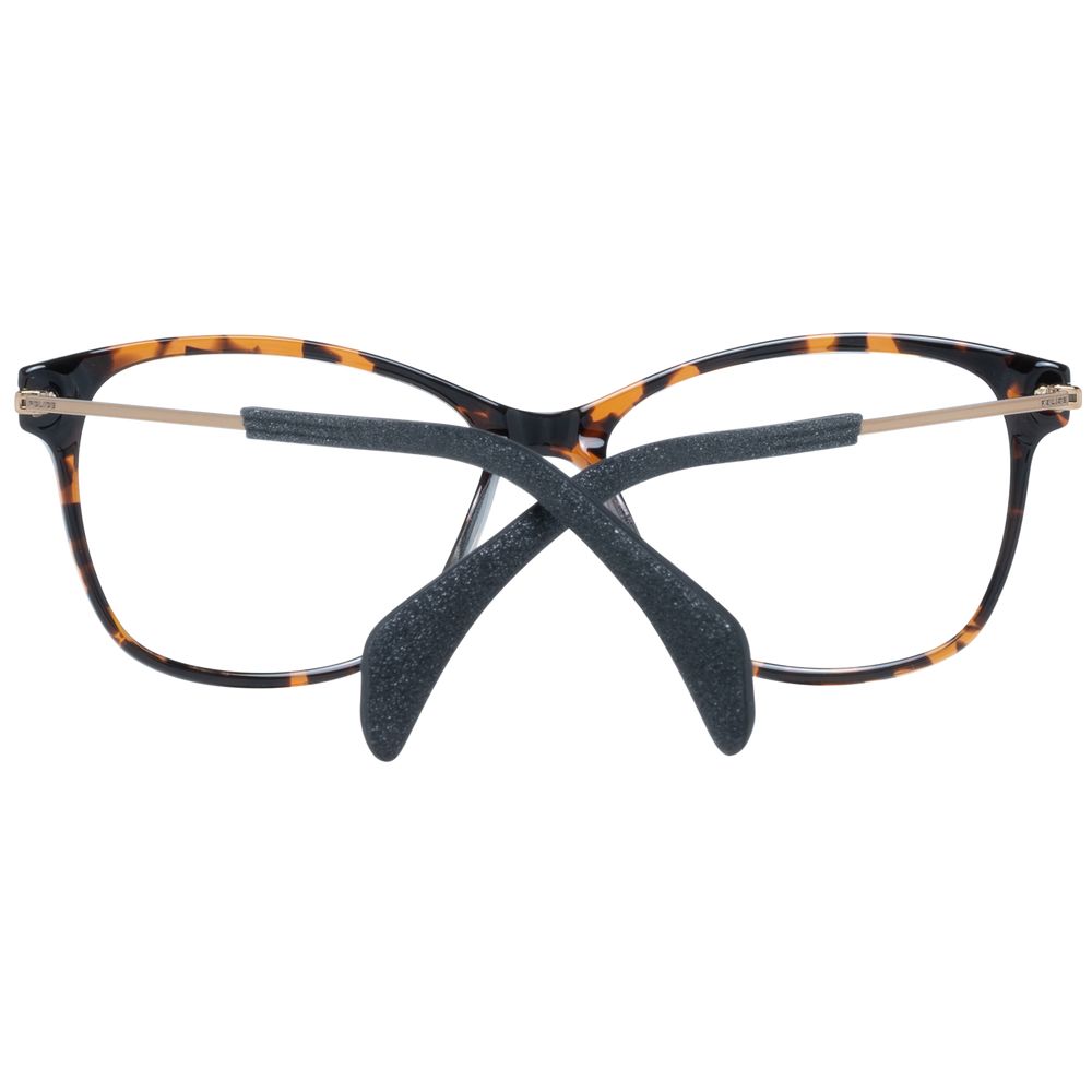 Police Brown Plastic Glasses (Frames) - ClickThatClicks 