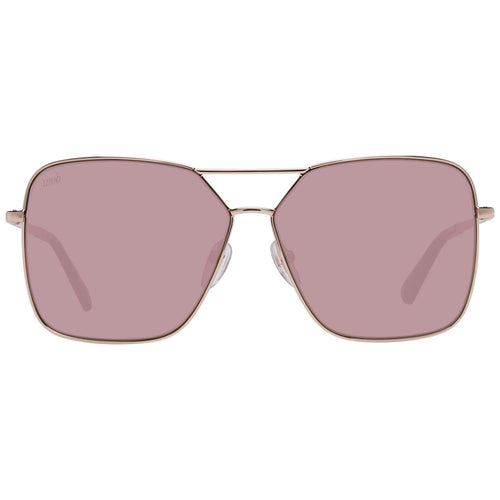 Web Rose Gold Metal Sunglasses - ClickThatClicks 