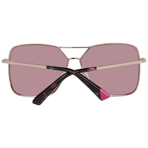 Web Rose Gold Metal Sunglasses - ClickThatClicks 