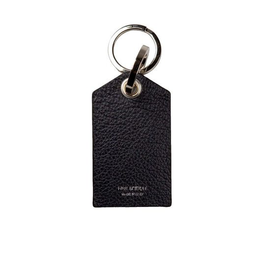 Neil Barrett Blue Leather Men Keychain - ClickThatClicks 