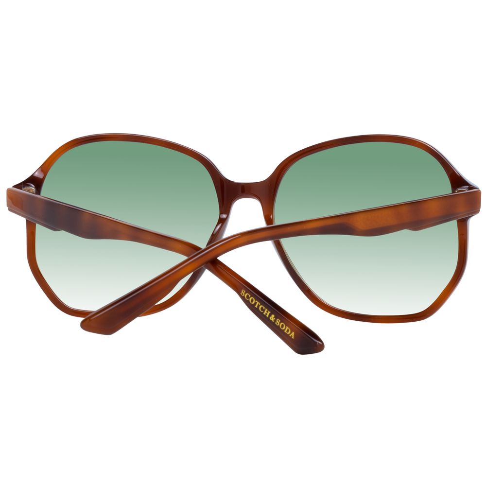 Scotch & Soda Brown Acetate Sunglasses - ClickThatClicks 