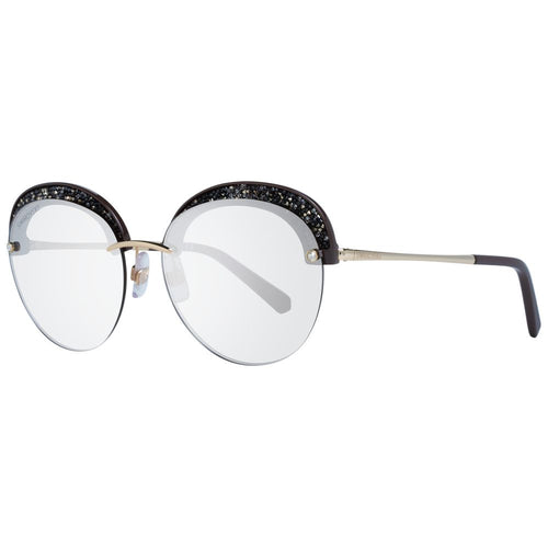 Swarovski Gold Metal & Plastic Sunglasses - ClickThatClicks 