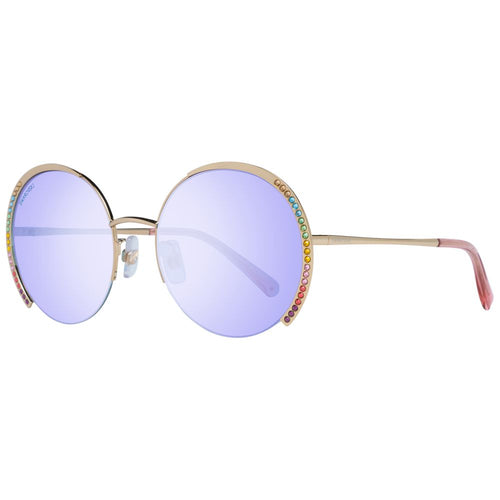Swarovski Gold Metal Sunglasses - ClickThatClicks 