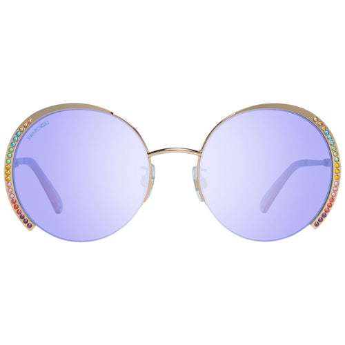 Swarovski Gold Metal Sunglasses - ClickThatClicks 