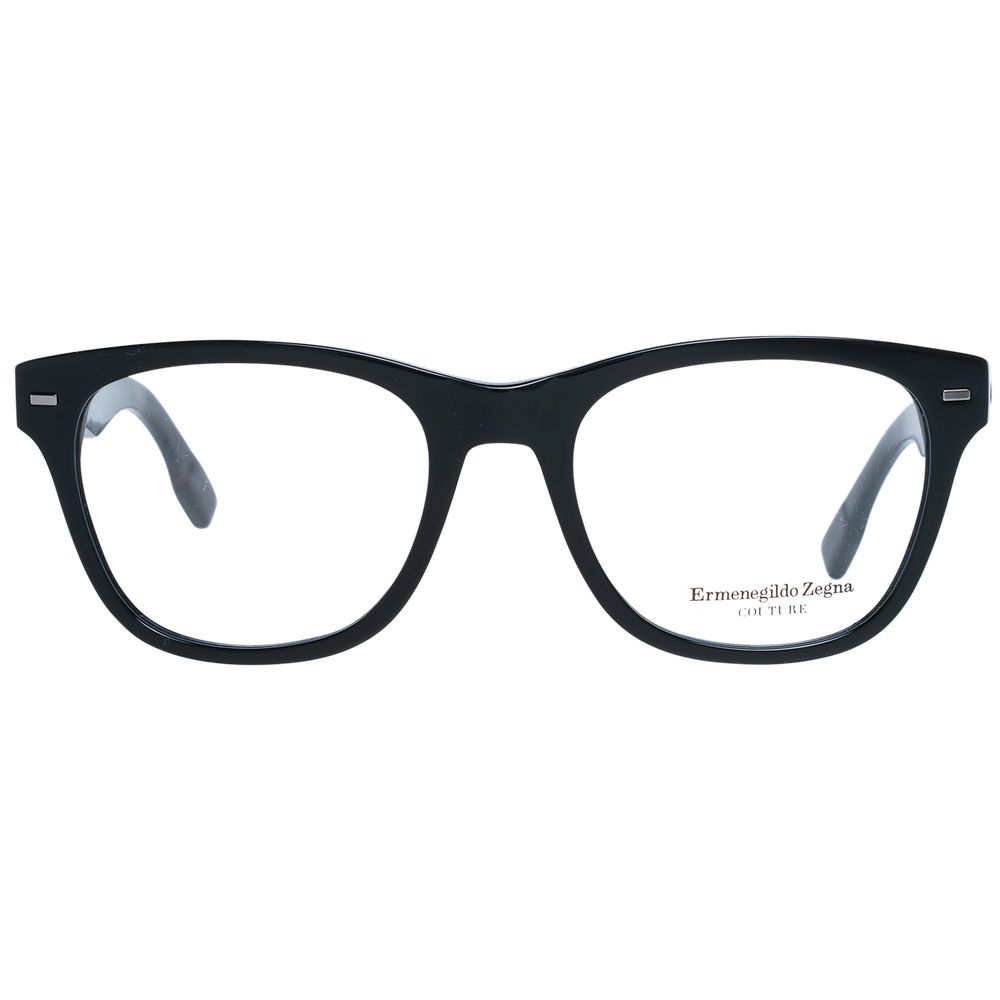 Ermenegildo Zegna Black Plastic Glasses (Frames) - ClickThatClicks 