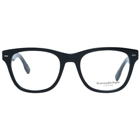 Ermenegildo Zegna Black Plastic Glasses (Frames) - ClickThatClicks 