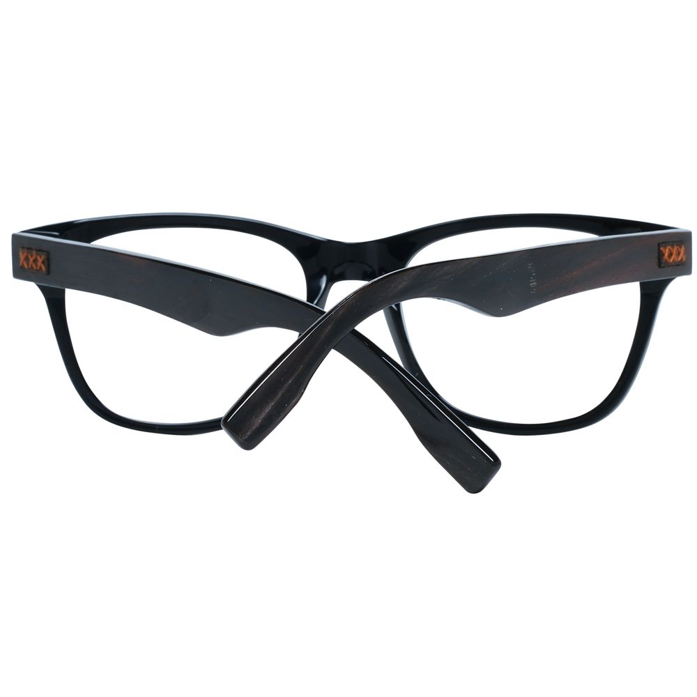Ermenegildo Zegna Black Plastic Glasses (Frames) - ClickThatClicks 
